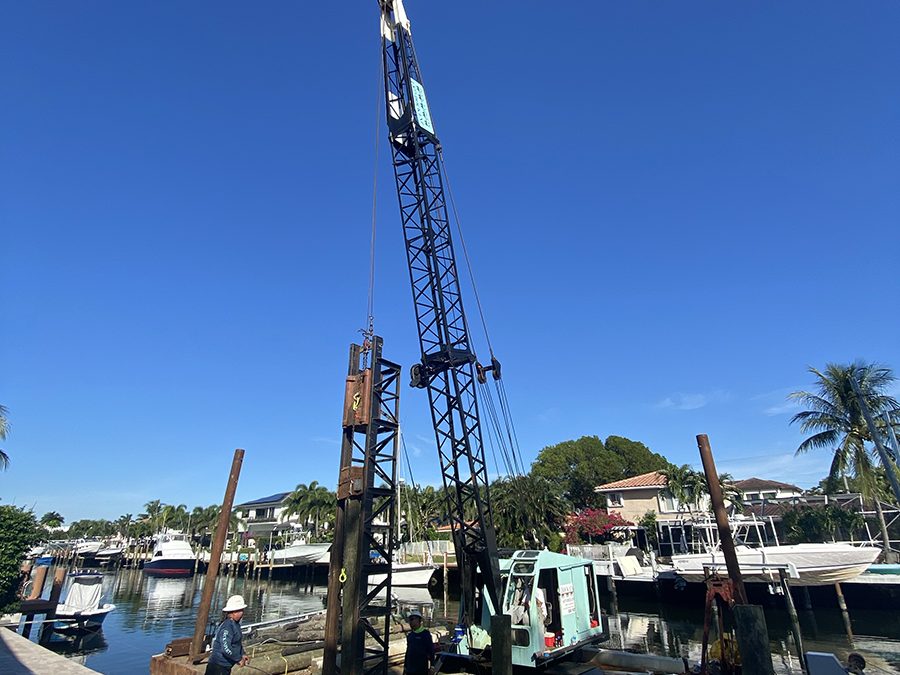 dock experts pile driving